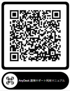 AnyDesk 遠隔サポート利用マニュアル